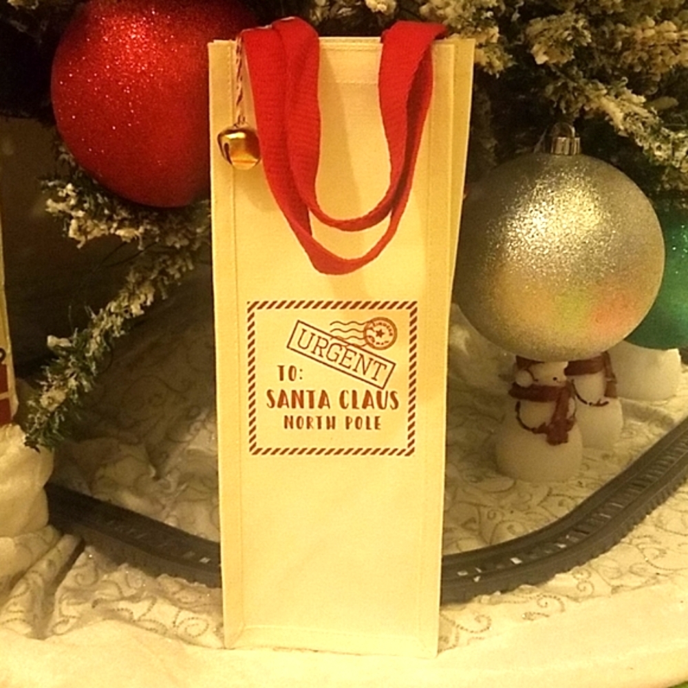 CHRISTMAS WINE BAG